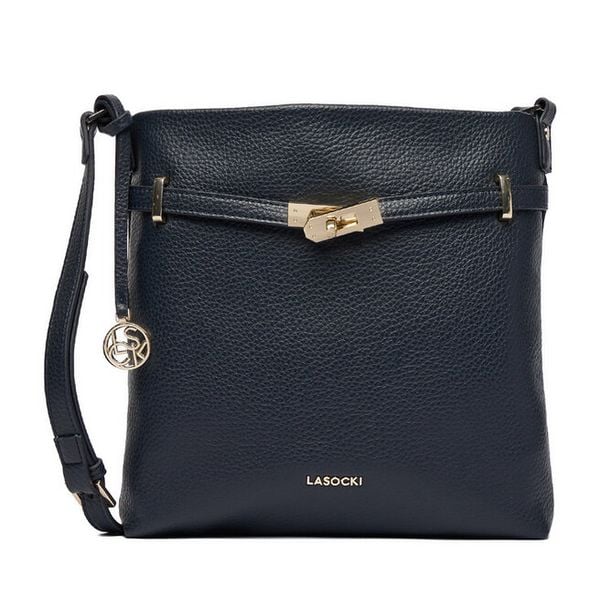 Torebka Lasocki. Niebieskie listonoszki damskie Lasocki, bez wzorów, bez dodatków. Za 169.99 zł.