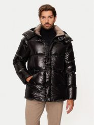 Hetregó Kurtka puchowa Justin 8N562 Czarny Regular Fit. Czarne kurtki męskie HETREGO, m, bez wzorów, z puchu, bez kaptura. Za 1,749.00 zł.