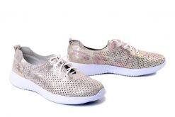 ARTIKER RELAKS 58C0158 pink gold, półbuty damskie. Żółte półbuty damskie Artiker Relaks, na lato, bez wzorów, ze skóry, bez obcasa, bez zapięcia. Za 194.90 zł.