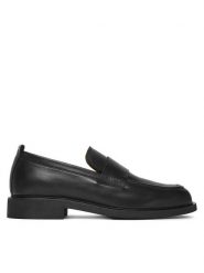Calvin Klein Półbuty SQ RUBBER LOAFER HM0HM01901 Czarny. Czarne buty wizytowe męskie Calvin Klein, bez wzorów, ze skóry, bez obcasa, bez zapięcia. Za 649.99 zł.