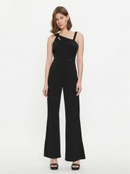 Rinascimento Kombinezon CFC0019395002 Czarny Regular Fit. Czarne sukienki damskie Rinascimento, m, bez wzorów, z syntetyku, bez kołnierzyka, bez ramiączek. Za 449.99 zł.
