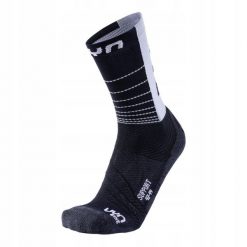 Skarpety rowerowe męskie Uyn Support Cycling Socks. Czarne skarpety męskie UYN, bez wzorów. Za 89.99 zł.