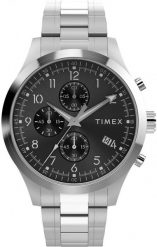 Zegarek męski Timex TW2Y01400 srebrny. Szare zegarki męskie Timex, bez wzorów, srebrne. Za 981.87 zł.