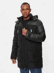 KARL LAGERFELD Kurtka puchowa 455001 544501 Czarny Regular Fit. Czarne kurtki męskie KARL LAGERFELD, m, bez wzorów, z puchu, bez kaptura. Za 1,849.00 zł.