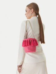 Guess Torebka J6GZ16 WO680 Różowy. Czerwone torebki do ręki damskie Guess, z aplikacjami, z syntetyku, bez dodatków. Za 242.99 zł.