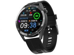 Smartwatch Tracer SM8V Onyx Czarny (TRAFON47304). Czarne zegarki smartwatch Tracer, bez wzorów. Za 176.71 zł.