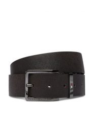 Tommy Hilfiger Pasek Oliver Saffiano 3.5 AM0AM14573 Brązowy ciemny. Brązowe paski męskie Tommy Hilfiger, ze skóry. Za 229.99 zł.