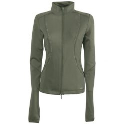Damska kurtka jeździecka Harry's Horse Trendy Riley. Zielone kurtki sportowe damskie HARRYS HORSE, s, bez wzorów, z elastanu, bez ramiączek, bez kaptura, do jazdy konnej. Za 252.00 zł.