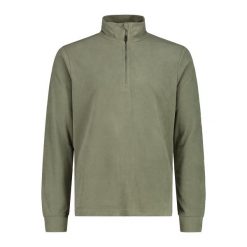 Golf męski techniczny CMP 3G28037N. Zielone swetry męskie CMP, l, bez wzorów, sportowe, bez kołnierzyka, bez ramiączek. Za 147.55 zł.