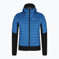 Kurtka skiturowa męska Montura Peak Hybrid Hooded. Niebieskie kurtki sportowe męskie MONTURA, na zimę, m, bez wzorów, bez kaptura, narciarskie. Za 769.99 zł.