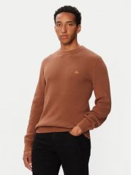 Quiksilver Sweter EQYSW03342 Brązowy Regular Fit. Brązowe swetry męskie Quiksilver, m, bez wzorów, z bawełny, bez kołnierzyka, bez ramiączek. Za 279.99 zł.