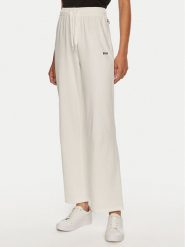Boss Spodnie dresowe 50520148 Écru Relaxed Fit. Spodnie dresowe damskie Boss, bez wzorów, z bawełny. Za 239.99 zł.