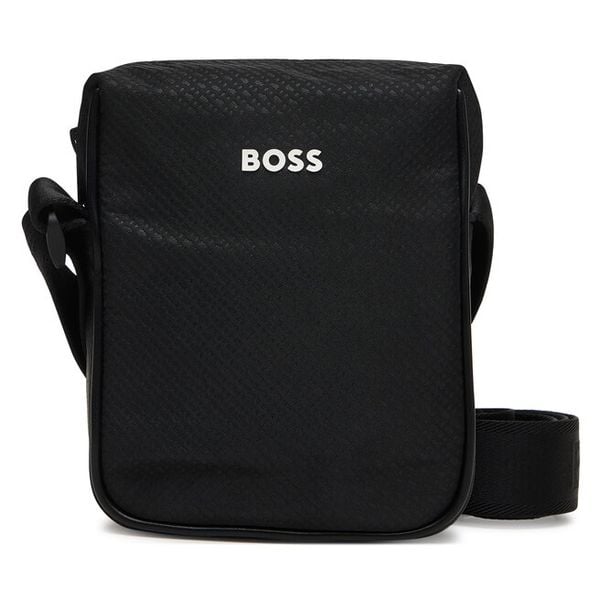 Saszetka BOSS. Czarne saszetki i nerki męskie Boss, bez wzorów. Za 169.99 zł.