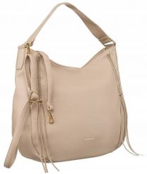 Shopperka beżowa Peterson PTN 8044-1. Brązowe shopperki damskie Peterson, bez wzorów, ze skóry ekologicznej, duże, bez dodatków. Za 144.49 zł.