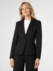 HUGO Marynarka - Aredana Kobiety czarny, 40. Czarne marynarki i żakiety damskie Hugo, bez wzorów, eleganckie, bez kołnierzyka, bez ramiączek. Za 1,399.95 zł.