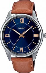 Zegarek Casio ZEGAREK MĘSKI CASIO MTP-V005L-2B5 + BOX (zd225c). Zegarki męskie Casio, bez wzorów. Za 163.99 zł.