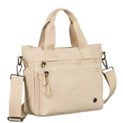 Shopperka damska Peterson PTN CSM-07 beżowa. Brązowe shopperki damskie Peterson, bez wzorów, bez dodatków. Za 89.99 zł.