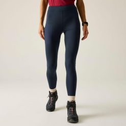 Damskie legginsy Dare 2B Haik. Niebieskie legginsy damskie Dare 2B, bez wzorów, z elastanu. Za 128.99 zł.