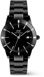 Zegarek Daniel Wellington Męski czarny (40 mm) (DW00600821). Czarne zegarki męskie Daniel Wellington, bez wzorów. Za 630.38 zł.