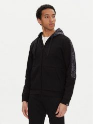 EA7 Emporio Armani Bluza 7M000209 AF12660 UC001 Czarny Modern Fit. Czarne bluzy męskie EA7 Emporio Armani, m, bez wzorów, z syntetyku, bez ramiączek, bez kaptura. Za 349.99 zł.