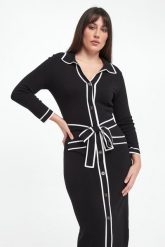 Sukienka dzianinowa JOSEPH RIBKOFF. Sukienki damskie Joseph Ribkoff, xs, bez wzorów, z dzianiny, bez kołnierzyka, bez ramiączek. Za 1,329.00 zł.