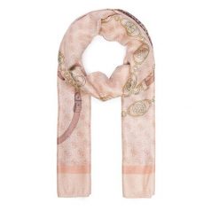 Szal Guess. Czerwone szaliki damskie Guess, z aplikacjami. Za 154.99 zł.