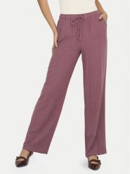 ONLY Spodnie materiałowe Siesta 15322263 Różowy Regular Fit. Czerwone spodnie materiałowe damskie ONLY, bez wzorów, z materiału. Za 189.99 zł.