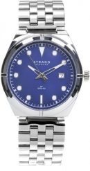 Zegarek męski Strand S754GDCLSC-DTO srebrny. Szare zegarki męskie Strand, bez wzorów, srebrne. Za 300.00 zł.