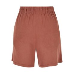 Shorty Damskie Modal. Brązowe szorty damskie Urban Classics, bez wzorów, sportowe. Za 85.99 zł.