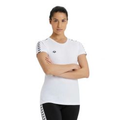 Koszulka damska Arena Team. Białe bluzki damskie ARENA, s, bez wzorów, sportowe, bez kołnierzyka, bez ramiączek. Za 184.50 zł.