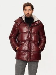 Hetregó Kurtka puchowa Justin 8N562 Bordowy Regular Fit. Czerwone kurtki męskie HETREGO, m, bez wzorów, z puchu, bez kaptura. Za 1,749.00 zł.
