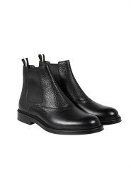 Bally Sztyblety "Nibes" | 6234391 | Nibes | Mężczyzna | Czarny. Czarne botki męskie Bally, bez wzorów, ze skóry, bez obcasa, bez zapięcia. W wyprzedaży za 1,619.00 zł.