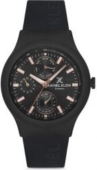 Zegarek Daniel Klein Daniel Klein DK.1.12975-5 Zegarek męski czarna tarcza 43 mm. Czarne zegarki męskie Daniel Klein, bez wzorów. Za 166.99 zł.