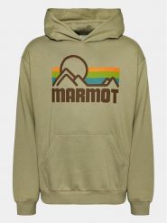 Marmot Bluza Coastal M14258 Khaki Regular Fit. Brązowe bluzy męskie Marmot, m, bez wzorów, z bawełny, bez ramiączek, bez kaptura. Za 249.99 zł.