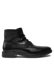 Bugatti Kozaki 315-95739-4000 Czarny. Czarne buty zimowe męskie Bugatti, bez wzorów, ze skóry, bez obcasa, bez zapięcia. Za 449.99 zł.