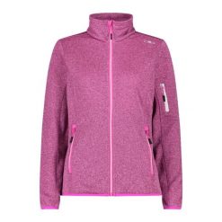 Bluza damska CMP Knit-Tech. Czerwone bluzy damskie CMP, l, bez wzorów, sportowe, bez ramiączek, bez kaptura. Za 257.50 zł.