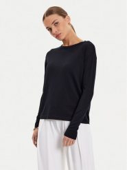 Max Mara Leisure Sweter Coimbra 2426366058 Granatowy Regular Fit. Niebieskie swetry nierozpinane damskie Max Mara Leisure, s, bez wzorów, z bawełny, bez kołnierzyka, bez ramiączek. Za 579.99 zł.