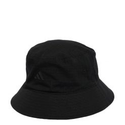Czapka Sportswear Classic Bucket. Czarne czapki damskie Adidas, bez wzorów, z bawełny, klasyczne. Za 109.00 zł.
