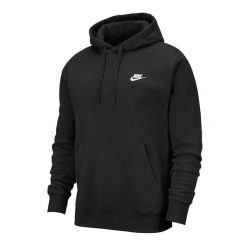 Bluza Z Polaru Dla Dorosłych Unisex Sportswear Club. Czarne bluzy męskie Nike, m, bez wzorów, z polaru, bez ramiączek, bez kaptura. Za 372.99 zł.