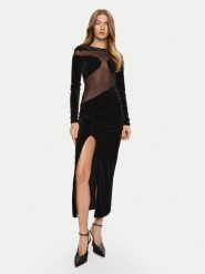 Undress Code Sukienka koktajlowa Velvet Sky 732 Czarny Slim Fit. Czarne sukienki damskie Undress Code, xs, bez wzorów, z syntetyku, wizytowe, bez kołnierzyka, bez ramiączek. Za 799.99 zł.