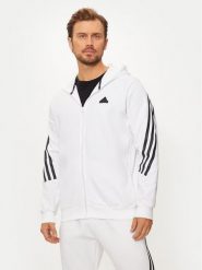Adidas Bluza Future Icons 3-Stripes JJ4158 Biały Regular Fit. Białe bluzy męskie Adidas, m, bez wzorów, z bawełny, bez ramiączek, bez kaptura. Za 209.99 zł.