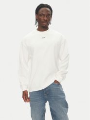 HUGO Bluza Daposo 50511029 Beżowy Relaxed Fit. Brązowe bluzy męskie Hugo, m, bez wzorów, z bawełny, bez ramiączek, bez kaptura. Za 199.99 zł.