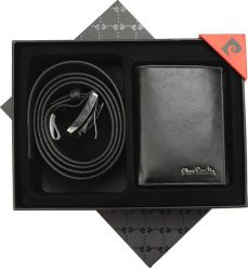 Pierre Cardin Skórzany męski zestaw pasek portfel Pierre Cardin NoSize. Portfele męskie Pierre Cardin, bez wzorów. Za 229.00 zł.