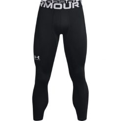 Spodnie sportowe męskie Under Armour Coldgear. Czarne bielizna sportowa męska Under Armour, m, bez wzorów, do biegania. Za 345.00 zł.