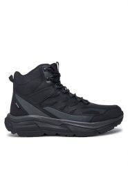Alpine Pro Trekkingi Lerat MBTD454990PL Czarny. Czarne botki męskie Alpine Pro, bez wzorów, z materiału, bez obcasa, bez zapięcia. Za 349.99 zł.
