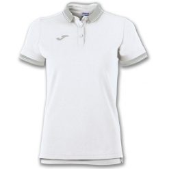 Koszulka polo do tenisa damska Joma Bali II. Białe bluzki damskie Joma, xl, bez wzorów, sportowe, bez kołnierzyka, bez ramiączek. Za 140.05 zł.
