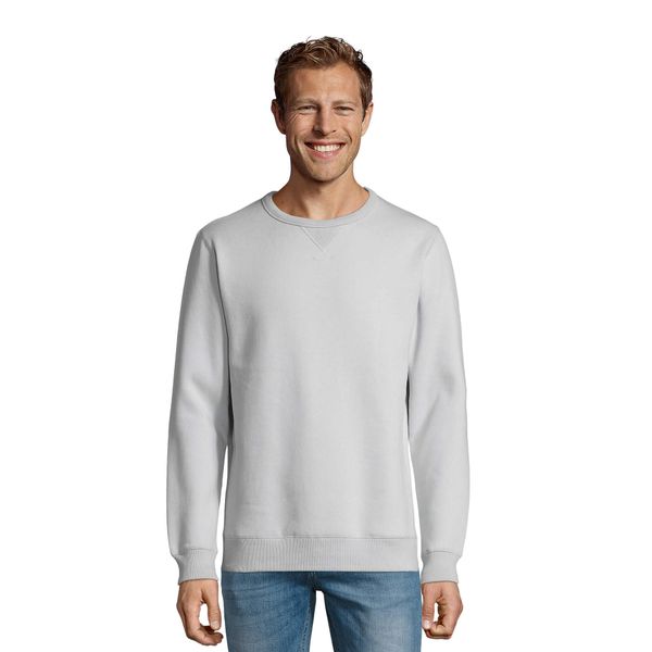 Męska Bluza Sully. Niebieskie bluzy męskie SOL'S, m, bez wzorów, bez ramiączek, bez kaptura. Za 110.99 zł.