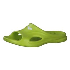 Klapki Arena Hydrosoft II Junior Hook. Zielone klapki damskie ARENA, bez wzorów, z materiału, bez obcasa, bez zapięcia. Za 47.59 zł.