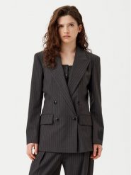 HUGO Marynarka Azenia 50530987 Szary Regular Fit. Szare marynarki i żakiety damskie Hugo, bez wzorów, z syntetyku, bez kołnierzyka, bez ramiączek. Za 799.99 zł.