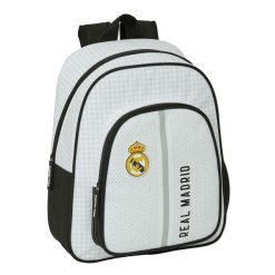 Plecak szkolny Real Madrid C.F. 24/25 Biały. Szare plecaki męskie REAL MADRID, bez wzorów, z materiału, biznesowe. Za 166.20 zł.